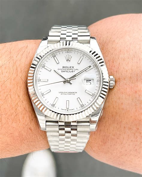rolex datejust 41mm jubilee fluted bezel